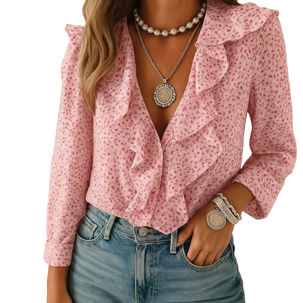 Women's lightweight sleeveless summer blouse