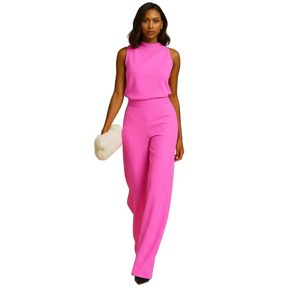 Women’s elegant wide-leg jumpsuit for events