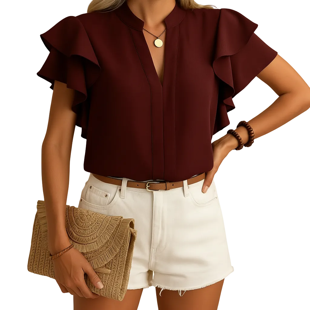 Women’s professional sleeveless blouse
